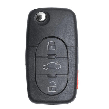 For Audi A4 A6 A8 Allroad Quattro 315MHz ID48 4D0837231P 4 Button Remote Car Key Fob